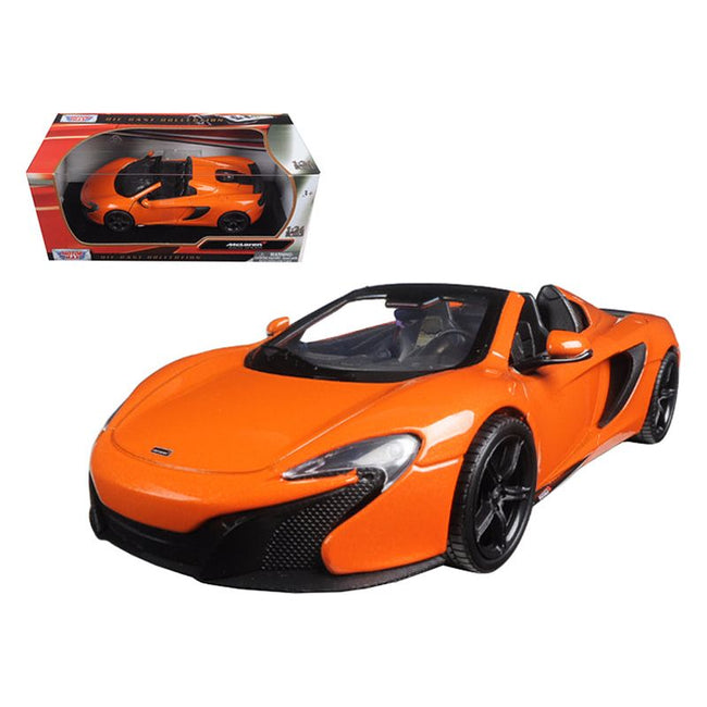 McLaren 650S Spider Orange 1/24 Diecast Model Car by Motormax - Motormax - ModelCars.com