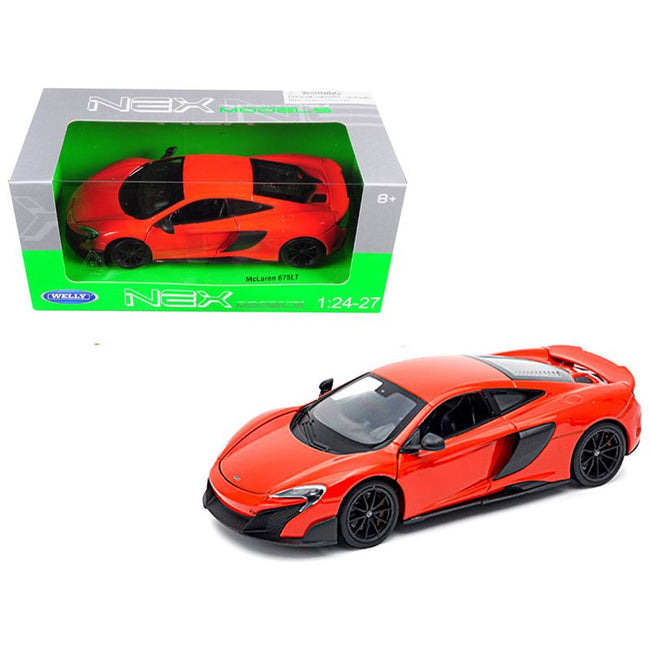 McLaren 675LT Coupe Red 1/24 - 1/27 Diecast Model Car by Welly - Welly - ModelCars.com