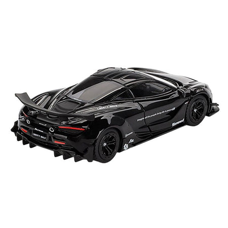 McLaren 720S LB-Works Black Limited Edition 1/64 Diecast Model Car by Mini GT-Mini GT-ModelCars.com