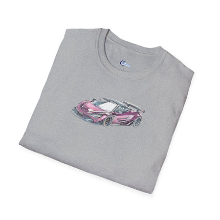 McLaren 720S LB-Works Purple Metallic Sketch Art T-Shirt, Unisex Tee, Car-Modelcars.com-ModelCars.com