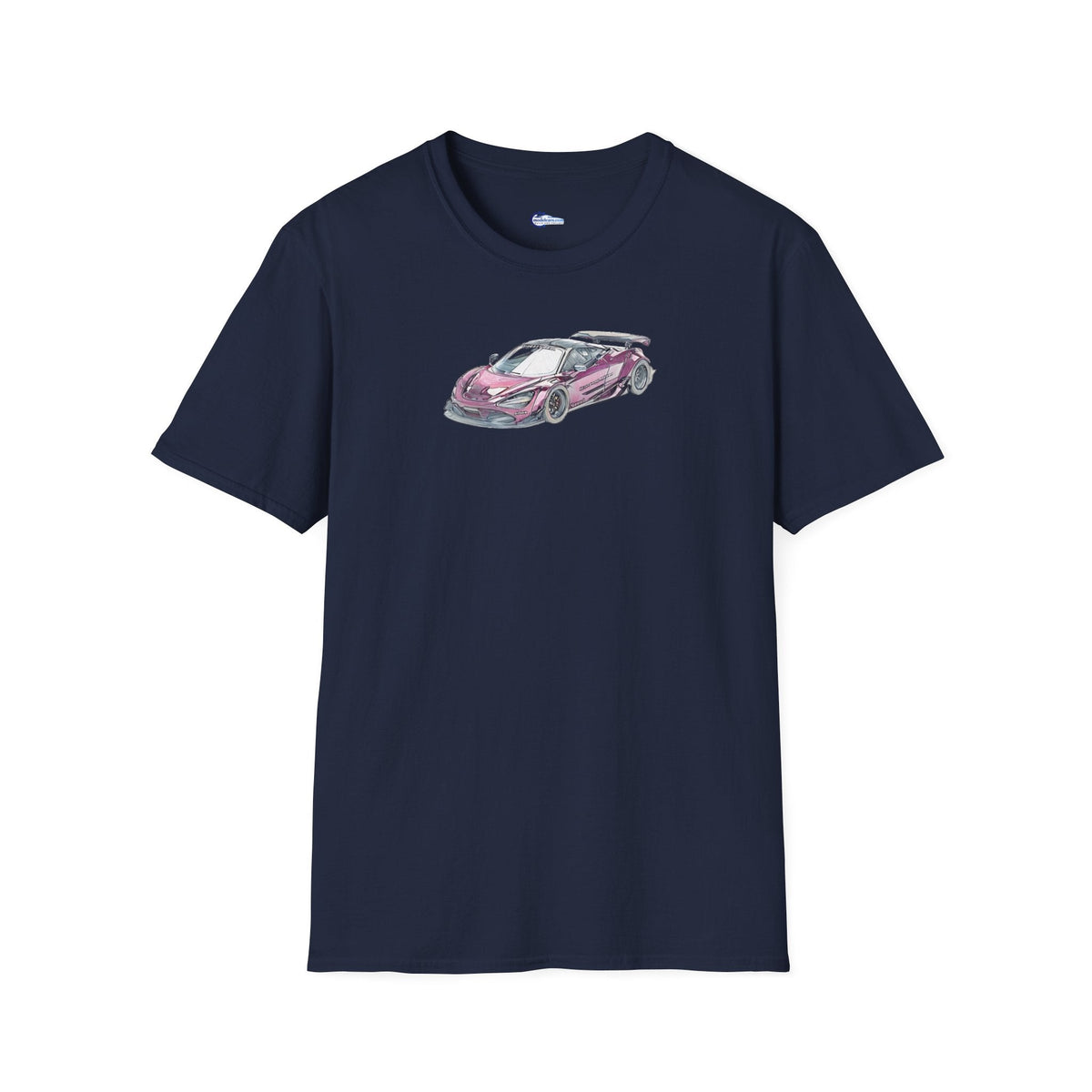 McLaren 720S LB-Works Purple Metallic Sketch Art T-Shirt, Unisex Tee, Car-Modelcars.com-ModelCars.com
