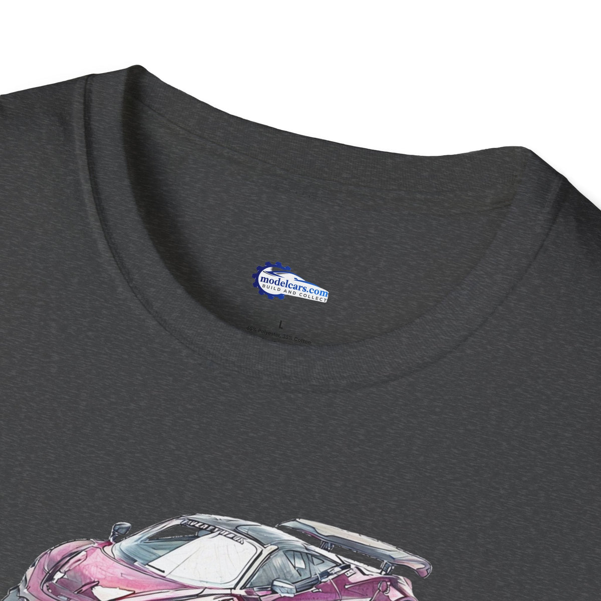 McLaren 720S LB-Works Purple Metallic Sketch Art T-Shirt, Unisex Tee, Car-Modelcars.com-ModelCars.com