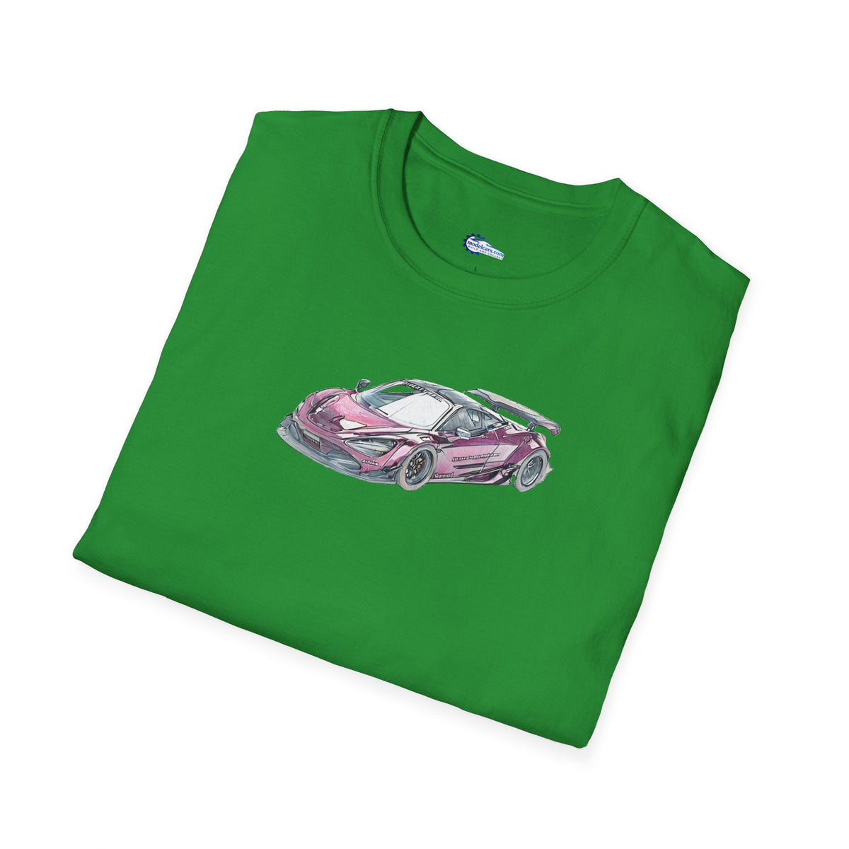 McLaren 720S LB-Works Purple Metallic Sketch Art T-Shirt, Unisex Tee, Car-Modelcars.com-ModelCars.com