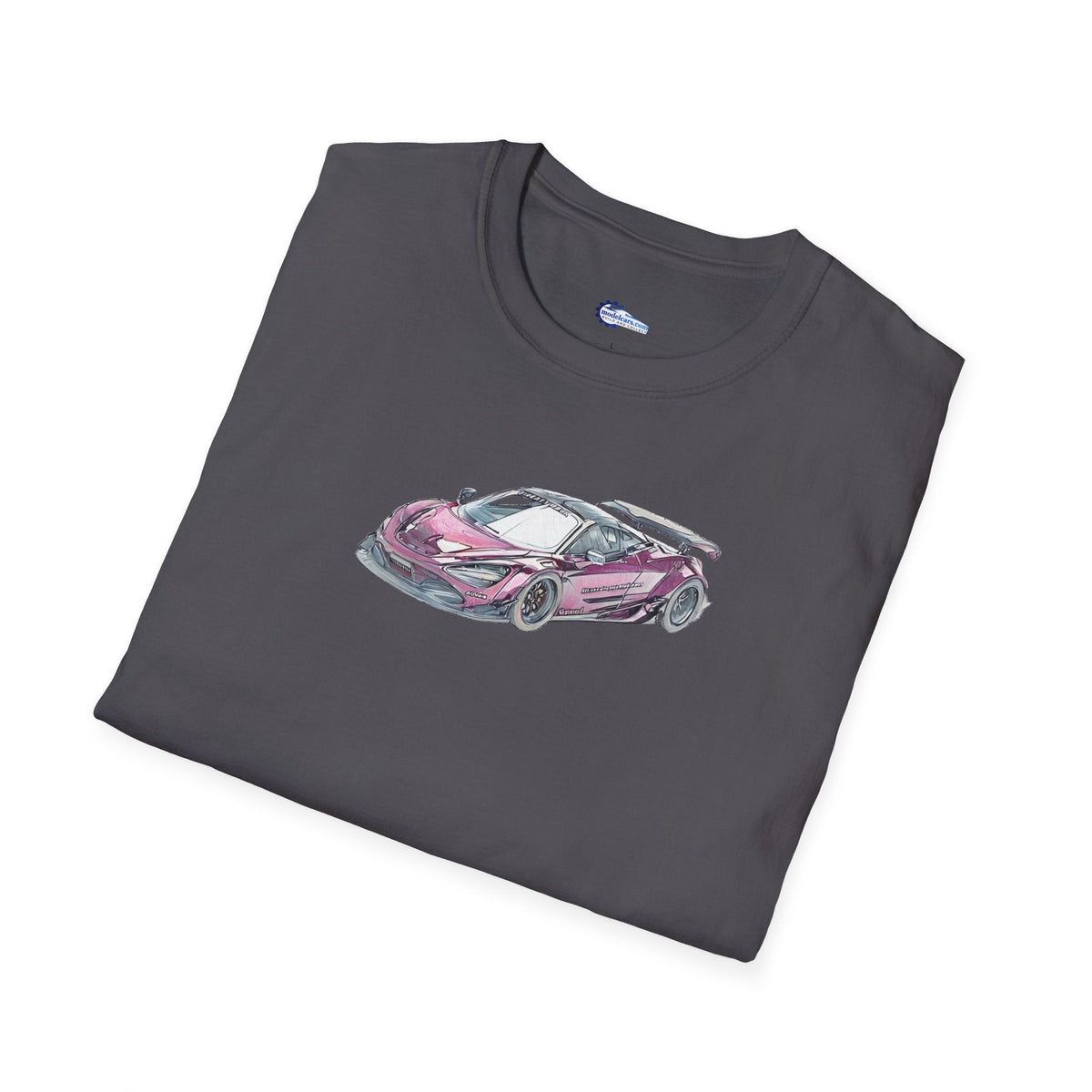 McLaren 720S LB-Works Purple Metallic Sketch Art T-Shirt, Unisex Tee, Car-Modelcars.com-ModelCars.com