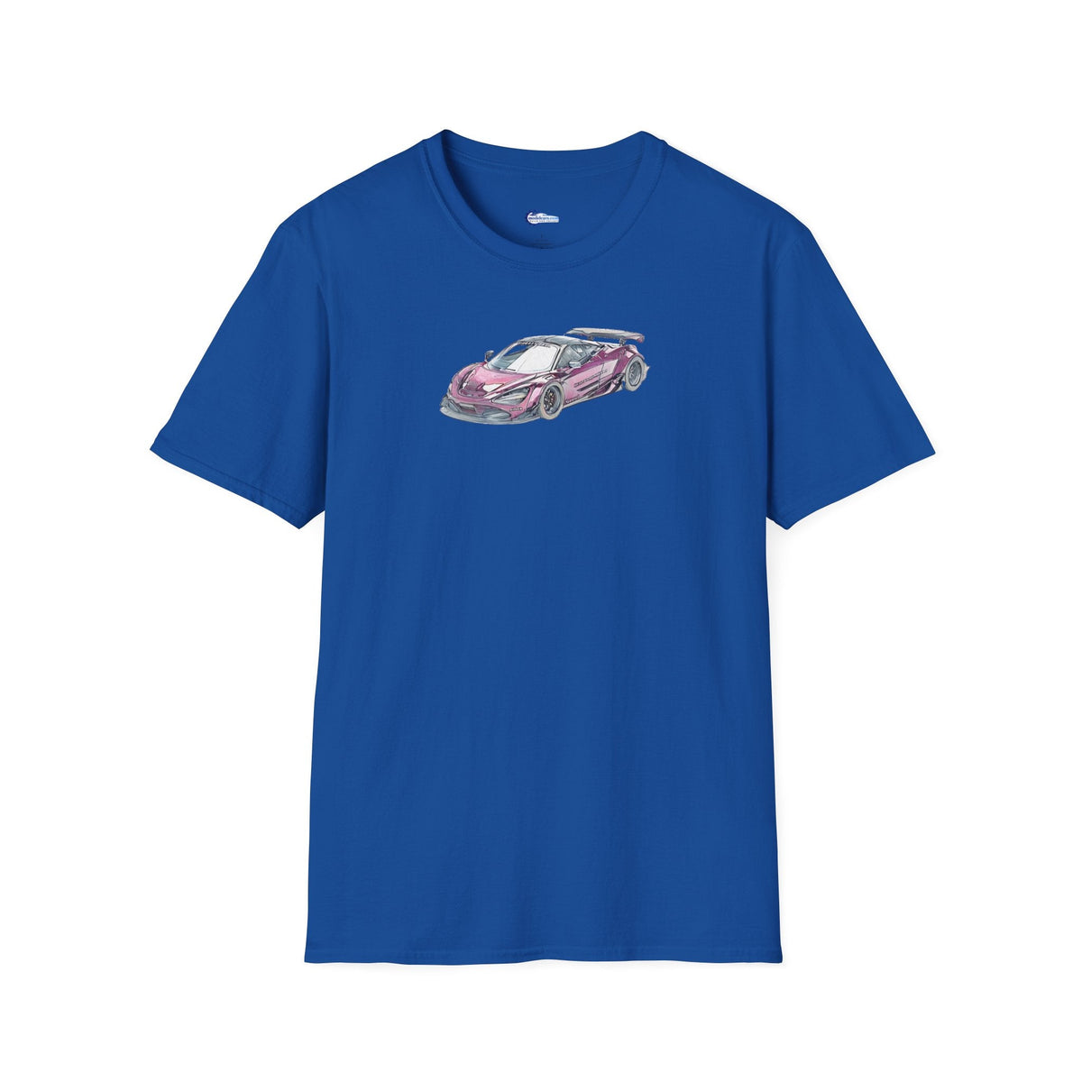 McLaren 720S LB-Works Purple Metallic Sketch Art T-Shirt, Unisex Tee, Car-Modelcars.com-ModelCars.com