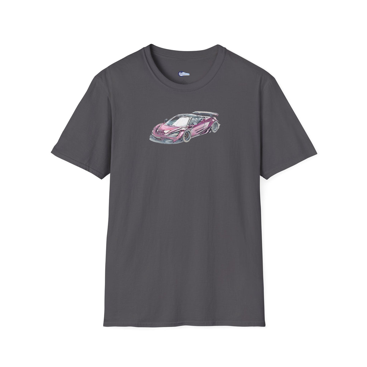 McLaren 720S LB-Works Purple Metallic Sketch Art T-Shirt, Unisex Tee, Car-Modelcars.com-ModelCars.com