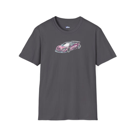 McLaren 720S LB-Works Purple Metallic Sketch Art T-Shirt, Unisex Tee, Car-Modelcars.com-ModelCars.com