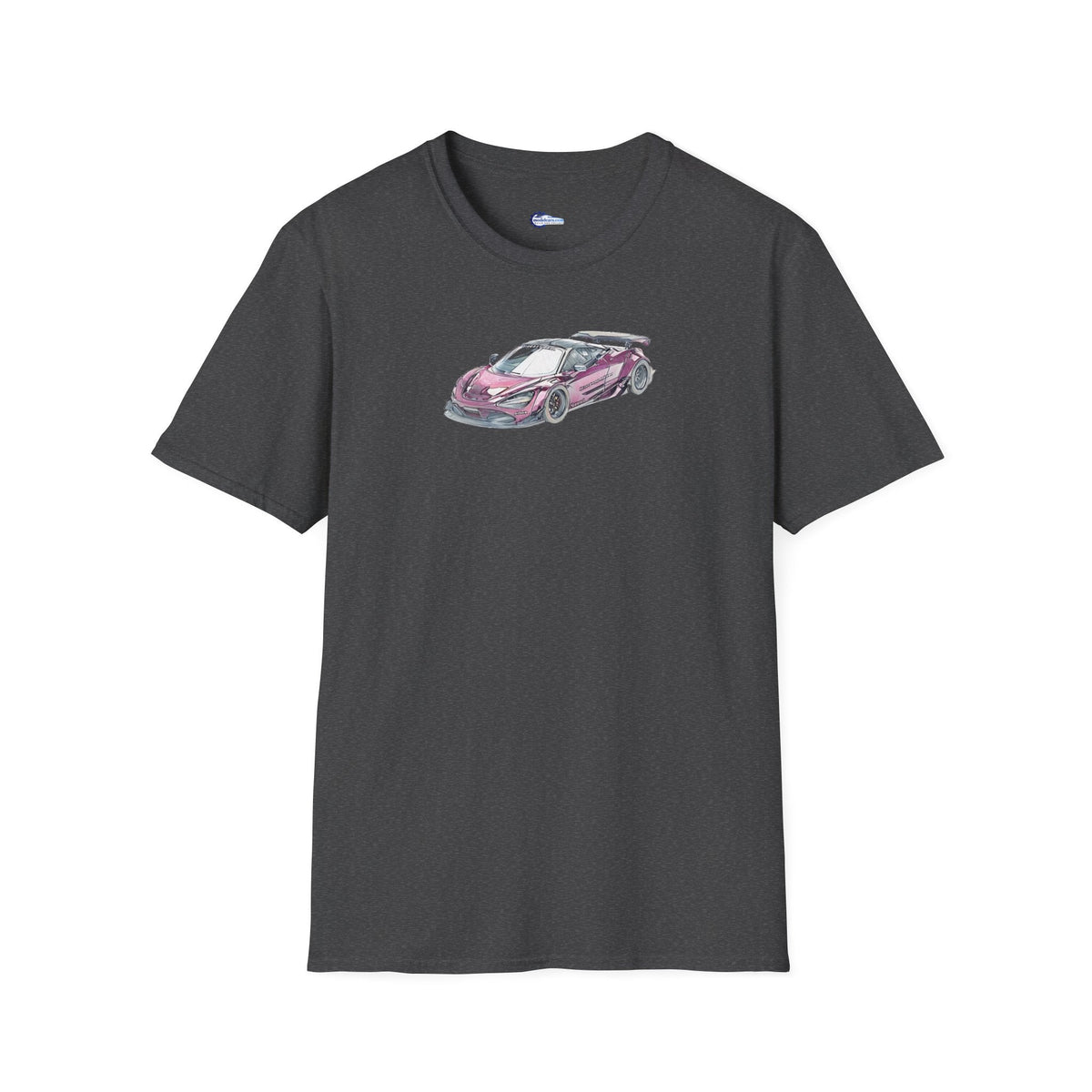McLaren 720S LB-Works Purple Metallic Sketch Art T-Shirt, Unisex Tee, Car-Modelcars.com-ModelCars.com