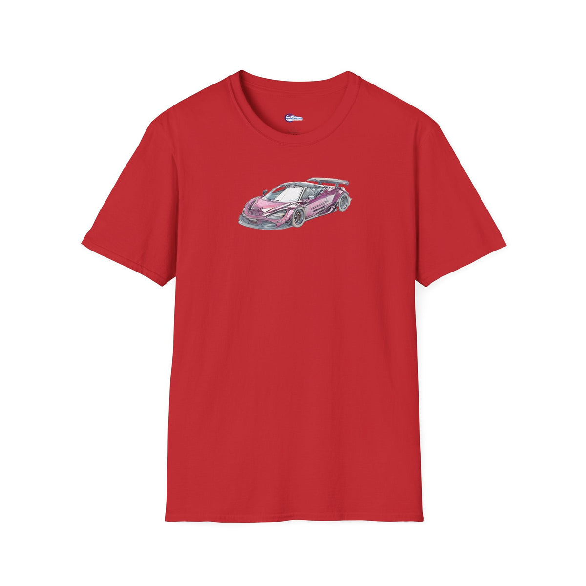 McLaren 720S LB-Works Purple Metallic Sketch Art T-Shirt, Unisex Tee, Car-Modelcars.com-ModelCars.com