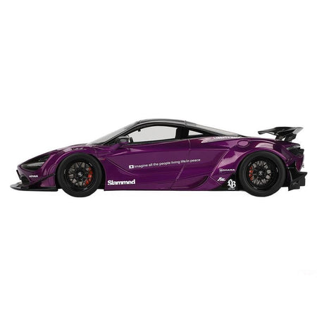McLaren 720S "LB-Works" Purple Metallic with Black Top 1/18 Model Car by Top Speed-Top Speed-ModelCars.com