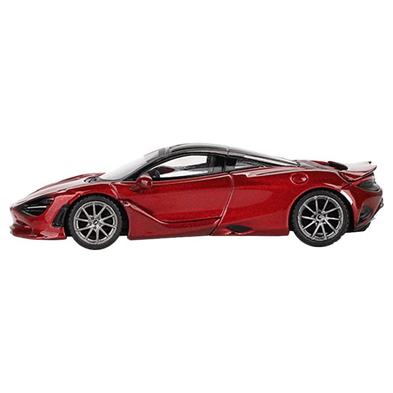 McLaren 750S Amaranth Red Metallic with Black Top Limited Edition to 5040 pieces Worldwide 1/64 Diecast Model Car by Mini GT - Mini GT - ModelCars.com
