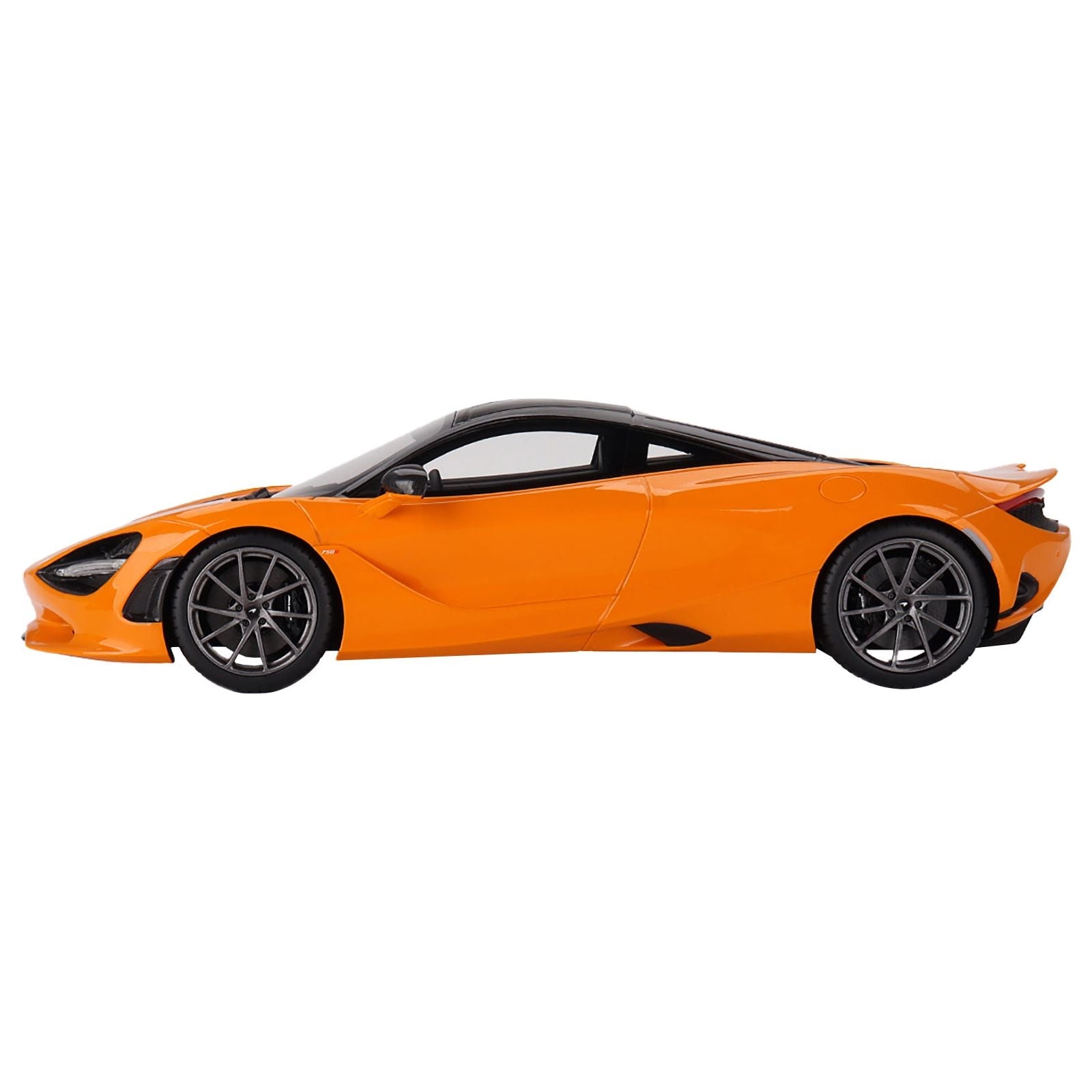 McLaren 750S McLaren Orange with Black Top 1/18 Model Car by Top Speed - Top Speed - ModelCars.com