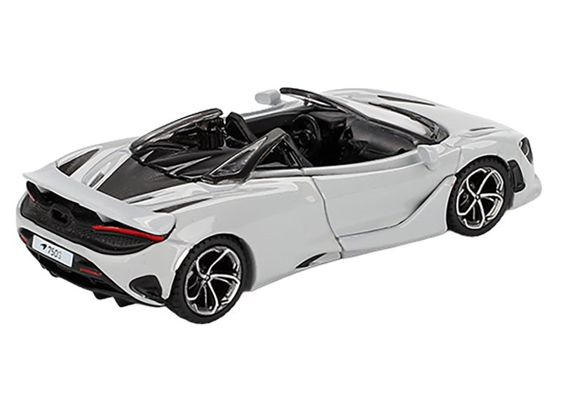 McLaren 750S Spider Cirrus Gray Limited Edition 1/64 Diecast Model Car by Mini GT-Mini GT-ModelCars.com