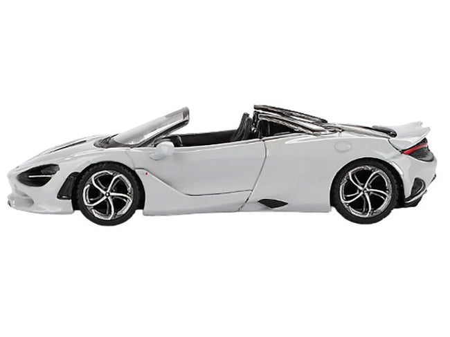 McLaren 750S Spider Cirrus Gray Limited Edition 1/64 Diecast Model Car by Mini GT-Mini GT-ModelCars.com