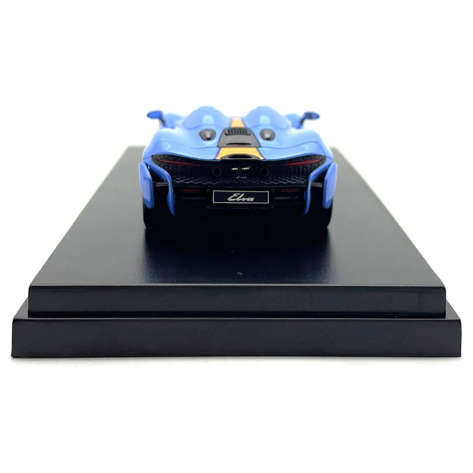 McLaren Elva Convertible Light Blue with Orange Accents "Gulf Oil" 1/64 Diecast Model Car by LCD Models - LCD Models - ModelCars.com