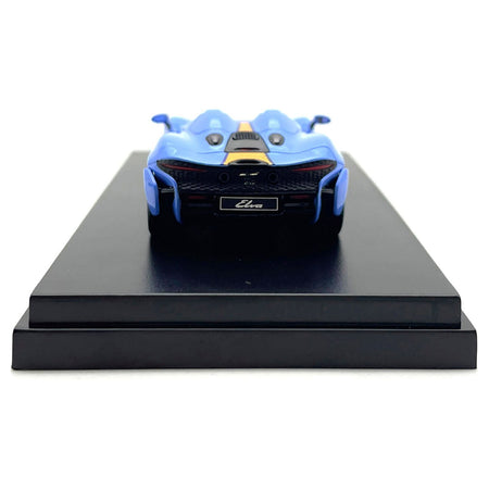 McLaren Elva Convertible Light Blue with Orange Accents "Gulf Oil" 1/64 Diecast Model Car by LCD Models - LCD Models - ModelCars.com