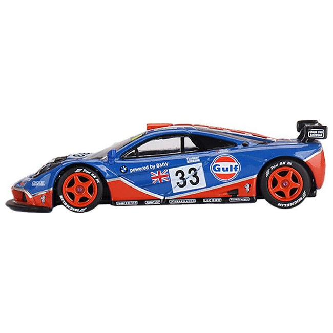 McLaren F1 GTR 33 John Nielsen - Thomas Bscher - Peter Kox "West Competition" "24 Hours of Le Mans" (1996) Limited Edition 1/64 Diecast Model Car by Mini GT - Mini GT - ModelCars.com