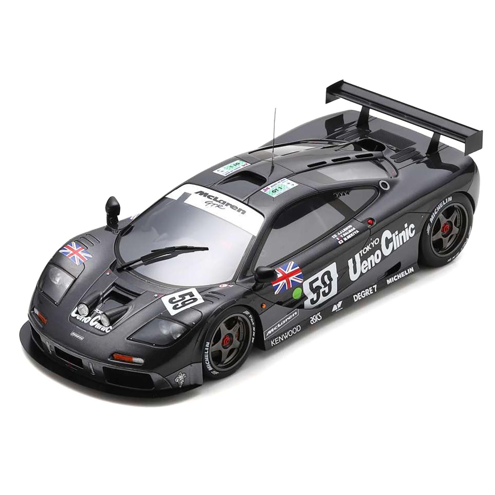 McLaren F1 GTR 59 Yannick Dalmas - Masanori Sekiya - JJ Lehto "Kokusai Kaihatsu Racing" Winner "24 Hours of Le Mans" (1995) with Acrylic Display Case 1/18 Model Car by Spark - Spark - ModelCars.com