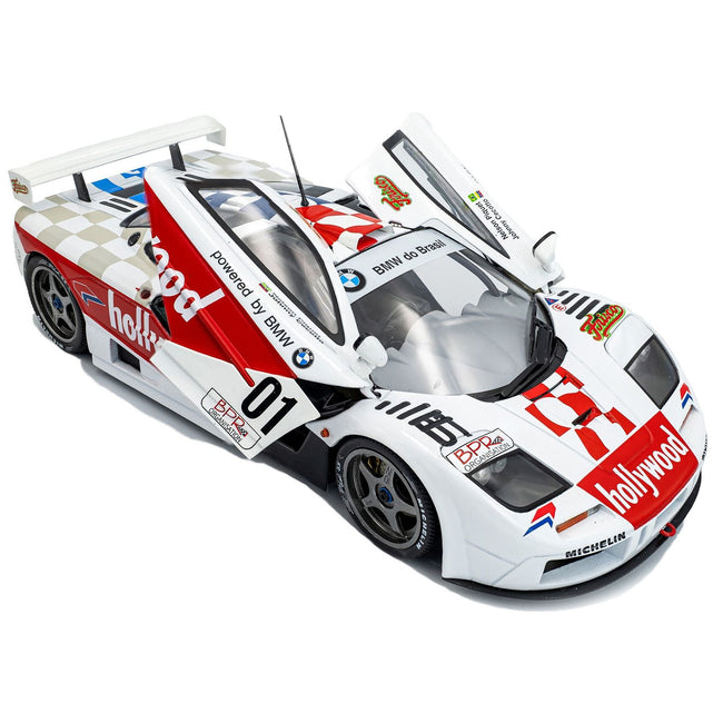 McLaren F1 GTR Short Tail #01 Nelson Piquet - Johnny Cecotto Winner "2 Hours of Brasilia" (1996) "Competition" Series 1/18 Diecast Model Car by Solido-Solido-ModelCars.com