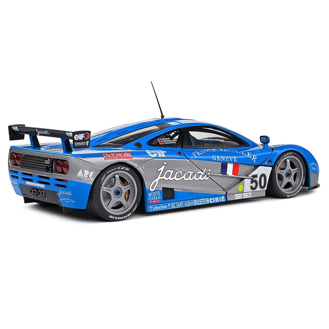 McLaren F1 GTR Short Tail #50 Fabien Giroix - Jean-Denis Deletraz - Olivier Grouillard "Giroix Racing Team" "24 Hours of Le Mans" (1995) "Competition" Series 1/18 Diecast Model Car by Solido-Solido-ModelCars.com