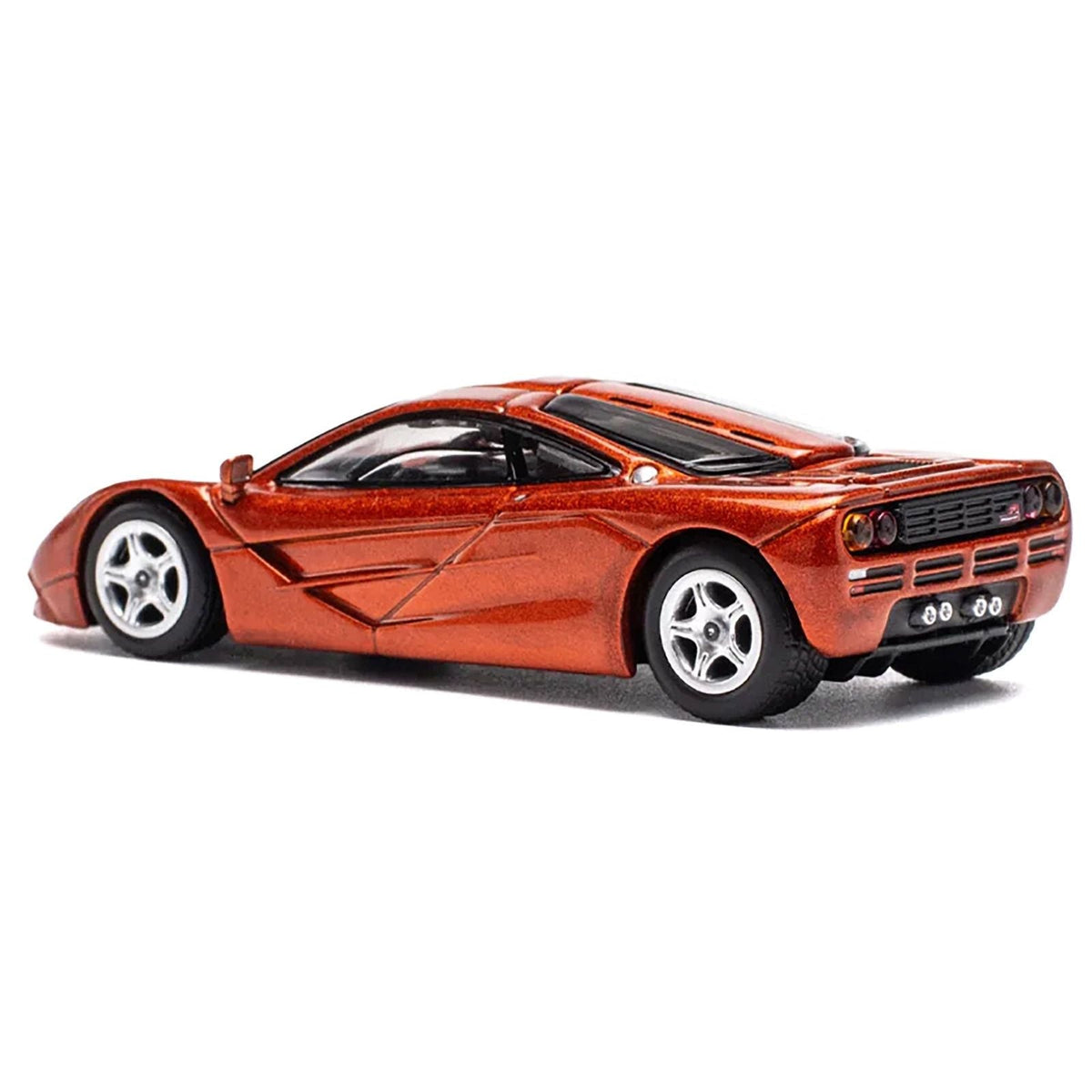 McLaren F1 Orange Metallic 1/64 Diecast Model Car by Pop Race-Pop Race-ModelCars.com