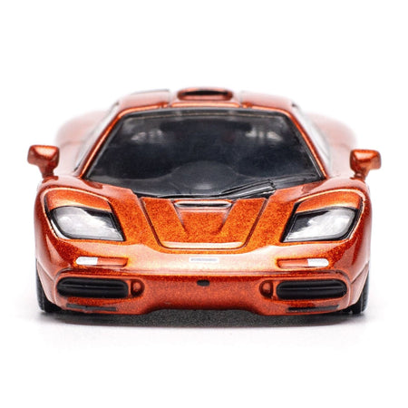 McLaren F1 Orange Metallic 1/64 Diecast Model Car by Pop Race-Pop Race-ModelCars.com