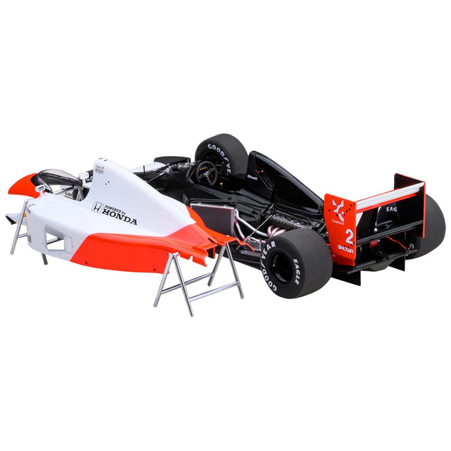 McLaren Honda MP4/6 2 Gerhard Berger Winner Formula One F1 Japanese GP (1991) (without McLaren Logo) 1/18 Model Car by Autoart - Autoart - ModelCars.com