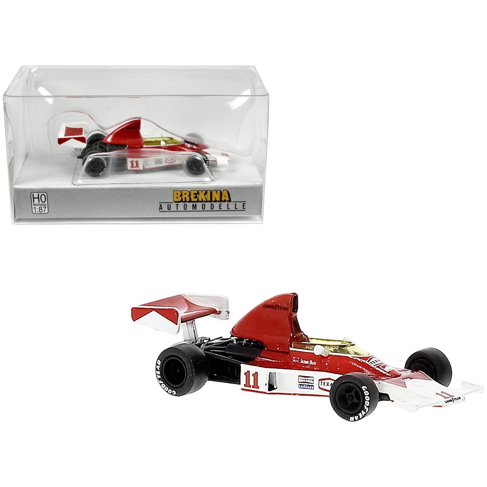 McLaren M23 11 James Hunt "Formula One F1 World Championship" (1976) 1/87 (HO) Scale Model Car by Brekina - Brekina - ModelCars.com