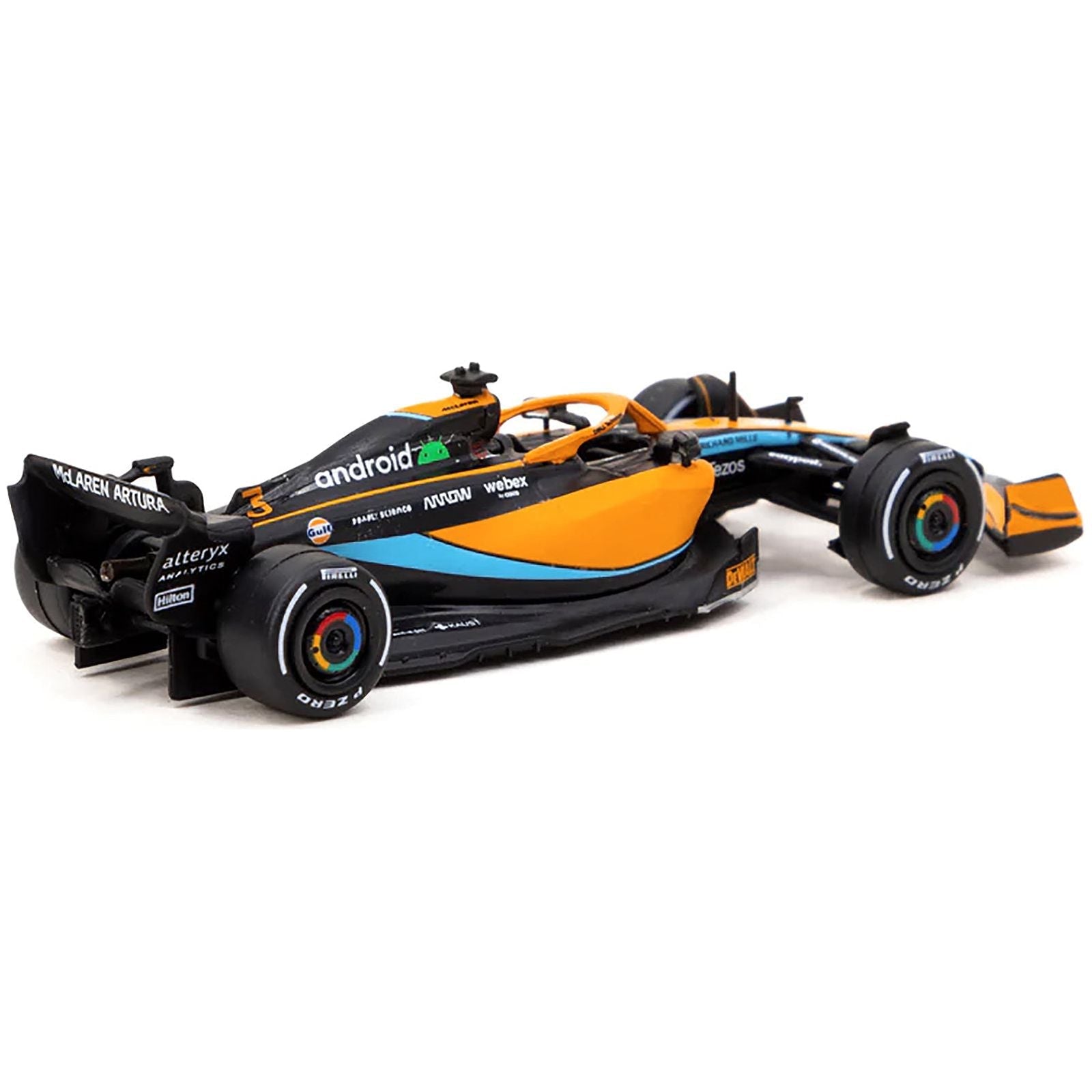 McLaren MCL36 3 Daniel Ricciardo Formula One F1 "Australian GP" (2022) "Global64" Series 1/64 Diecast Model Car by Tarmac Works - Tarmac Works - ModelCars.com
