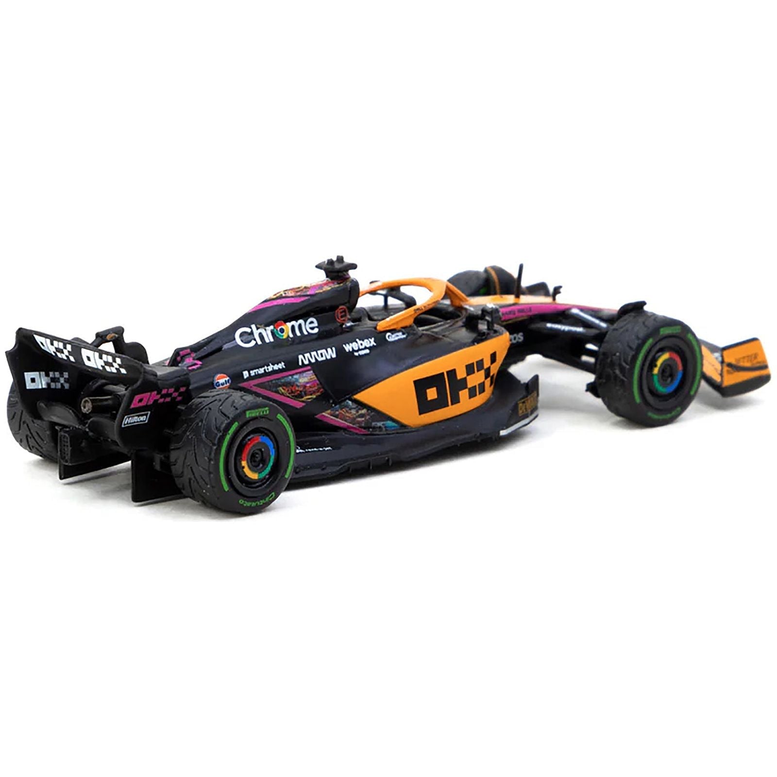 McLaren MCL36 3 Daniel Ricciardo Formula One F1 "Japanese GP" (2022) "Global64" Series 1/64 Diecast Model Car by Tarmac Works - Mini GT - ModelCars.com