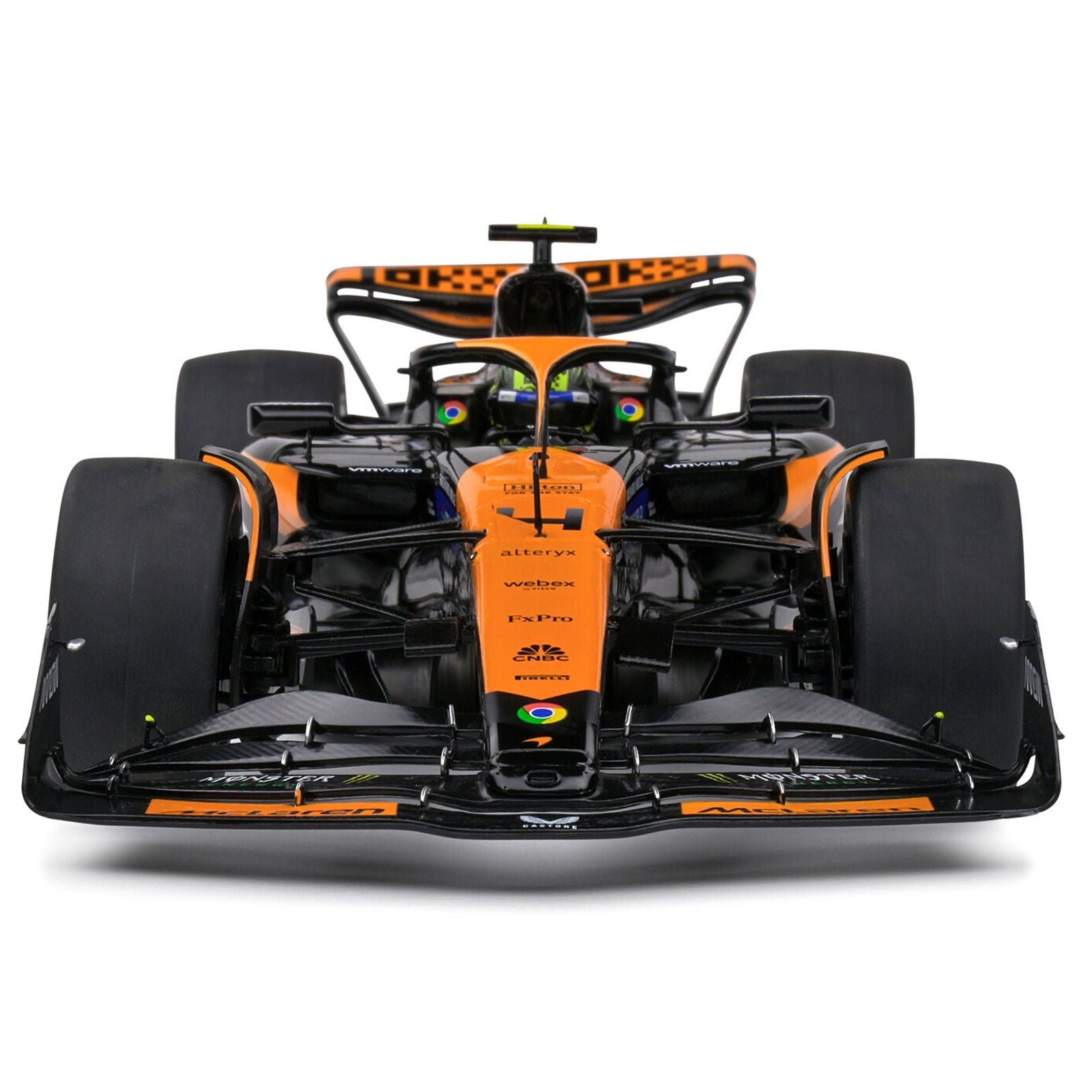 McLaren MCL38 4 Lando Norris "OKX" Winner Formula One F1 Miami GP (2024) "Competition" Series 1/18 Diecast Model Car by Solido - Solido - ModelCars.com