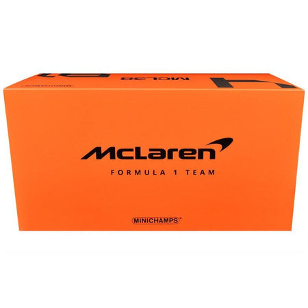 McLaren MCL38 81 Oscar Piastri "OKX" F1 Formula One "Emilia Romagna GP" (2024) with Driver Limited Edition to 162 pieces Worldwide 1/18 Model Car by Minichamps - Minichamps - ModelCars.com