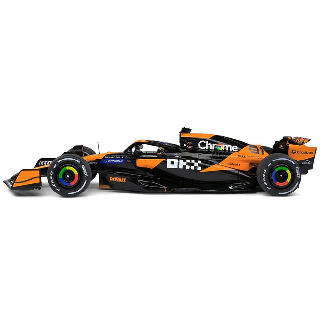 McLaren MCL38 81 Oscar Piastri "OKX" Formula One F1 Australian GP (2024) "Competition" Series 1/18 Diecast Model Car by Solido - Solido - ModelCars.com