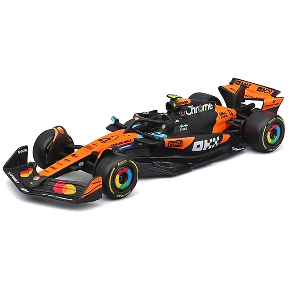 McLaren MCL39 #4 Lando Norris "OKX" Winner Formula One F1 "Australian GP" (2025) "Race" Series 1/43 Diecast Model Car by Bburago-Bburago-ModelCars.com
