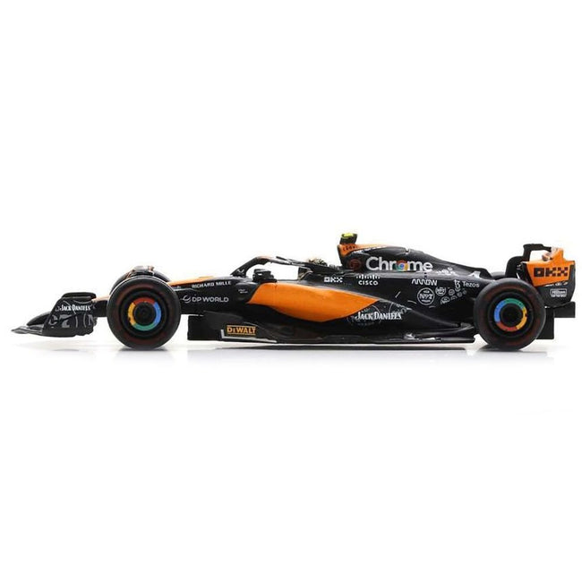 McLaren MCL60 #4 Lando Norris "Chrome" Formula One F1 "Las Vegas GP" (2023) 1/64 Diecast Model Car by Spark-Spark-ModelCars.com