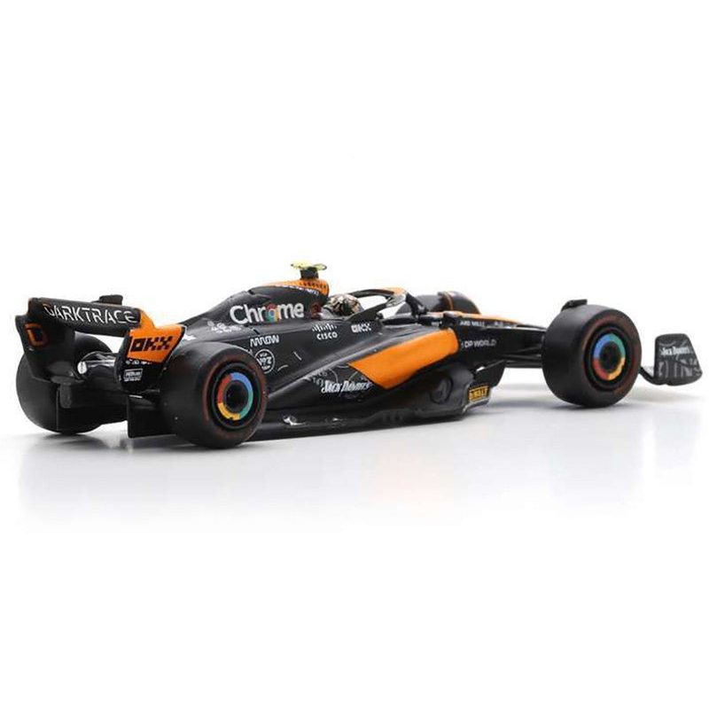 McLaren MCL60 4 Lando Norris "Chrome" Formula One F1 "Las Vegas GP" (2023) 1/64 Diecast Model Car by Spark - Spark - ModelCars.com