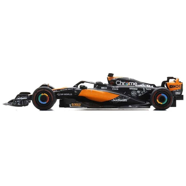 McLaren MCL60 #81 Oscar Piastri "Chrome" Formula One F1 "Las Vegas GP" (2023) 1/64 Diecast Model Car by Spark-Spark-ModelCars.com
