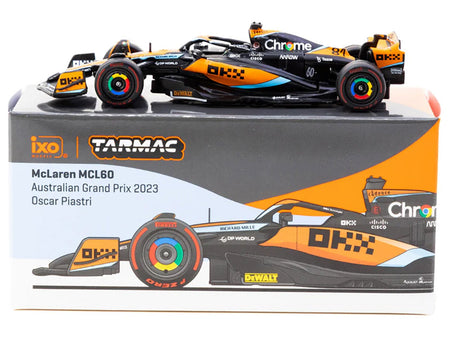 McLaren MCL60 #81 Oscar Piastri Formula One F1 "Australian GP" (2023) "Global64" Series 1/64 Diecast Model Car by Tarmac Works-Tarmac Works-ModelCars.com