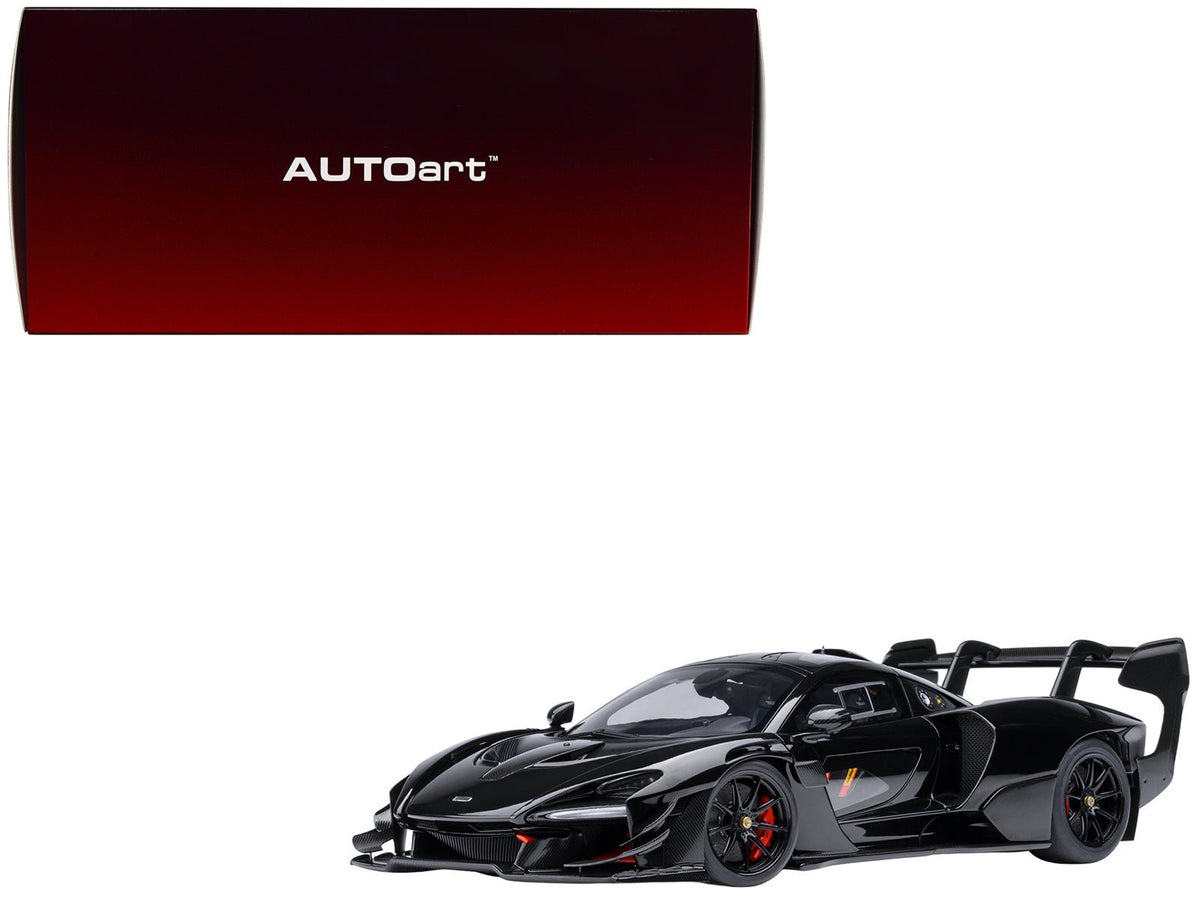McLaren Senna GTR Onyx Black 1/18 Model Car by Autoart-Autoart-ModelCars.com