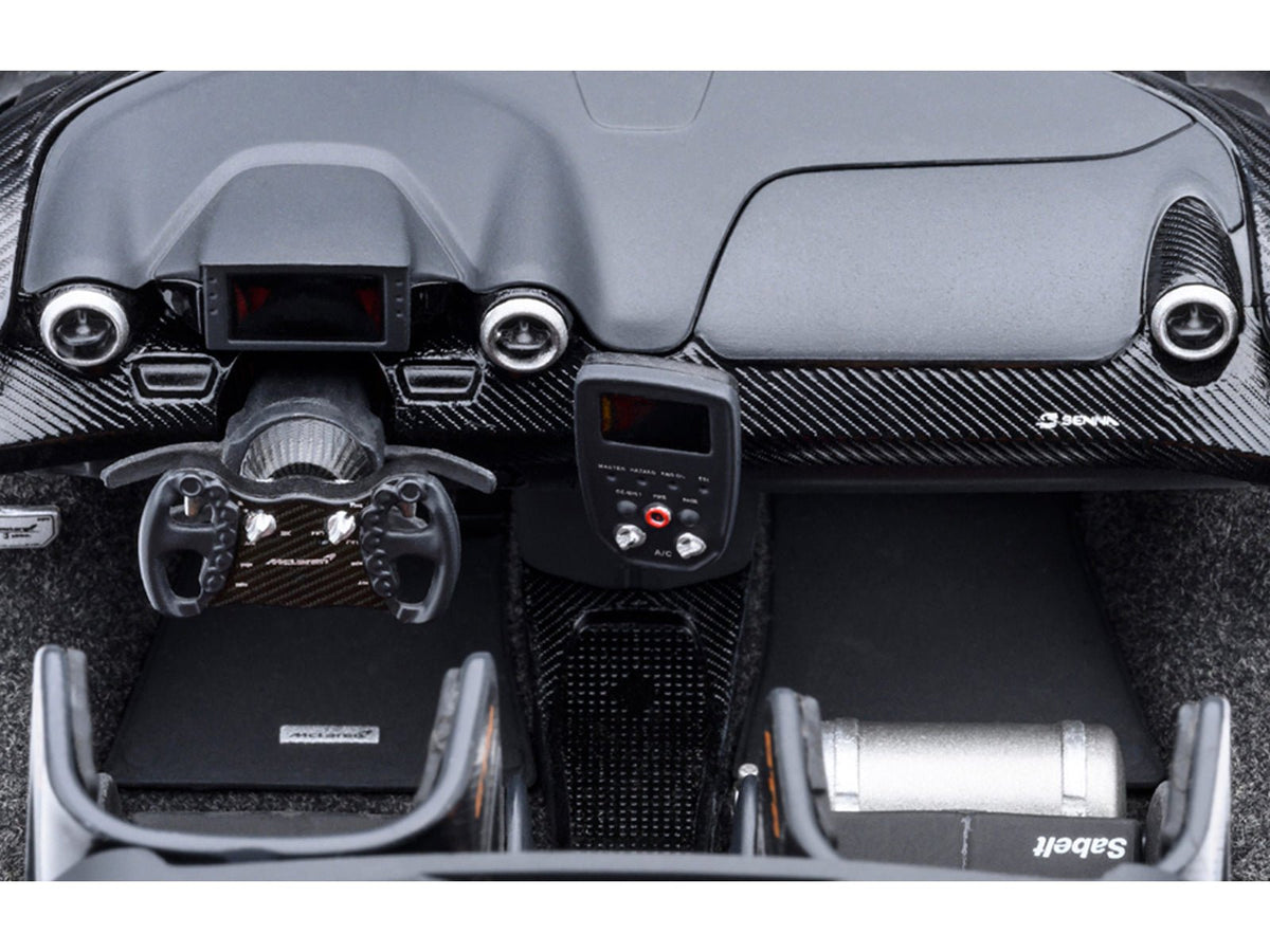 McLaren Senna GTR Orange with Black Top 1/18 Model Car by Autoart-Autoart-ModelCars.com