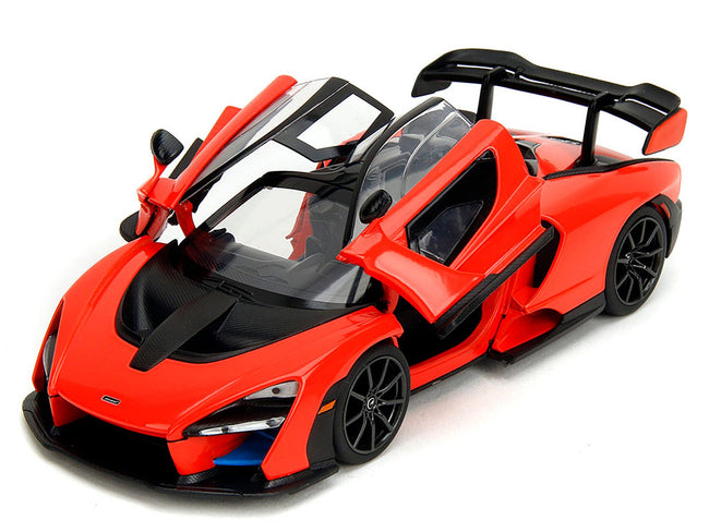 McLaren Senna Red and Black "Fast X" (2023) Movie "Fast & Furious" Series 1/24 Diecast Model Car by Jada-Jada-ModelCars.com