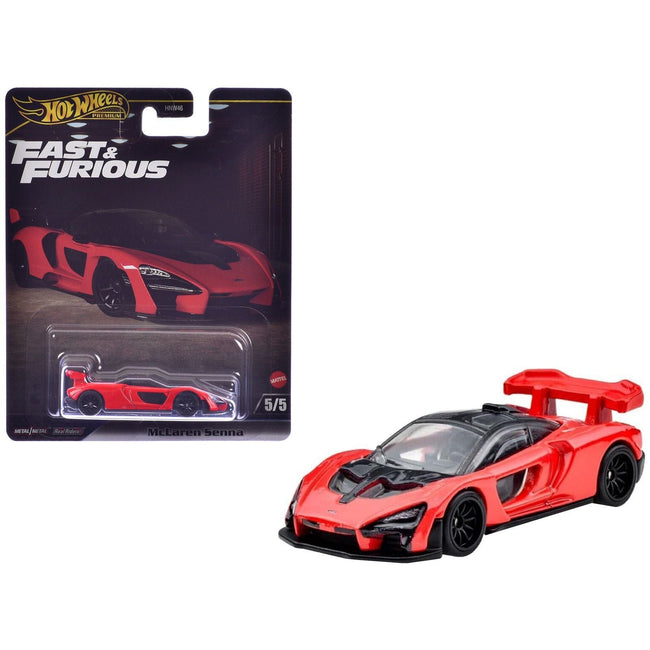 McLaren Senna Red "Fast X" (2023) Movie "Fast & Furious" Series Diecast Model Car by Hot Wheels-Hotwheels-ModelCars.com
