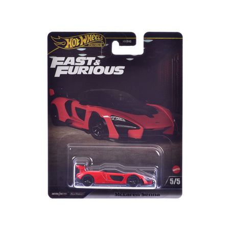McLaren Senna Red "Fast X" (2023) Movie "Fast & Furious" Series Diecast Model Car by Hot Wheels-Hotwheels-ModelCars.com