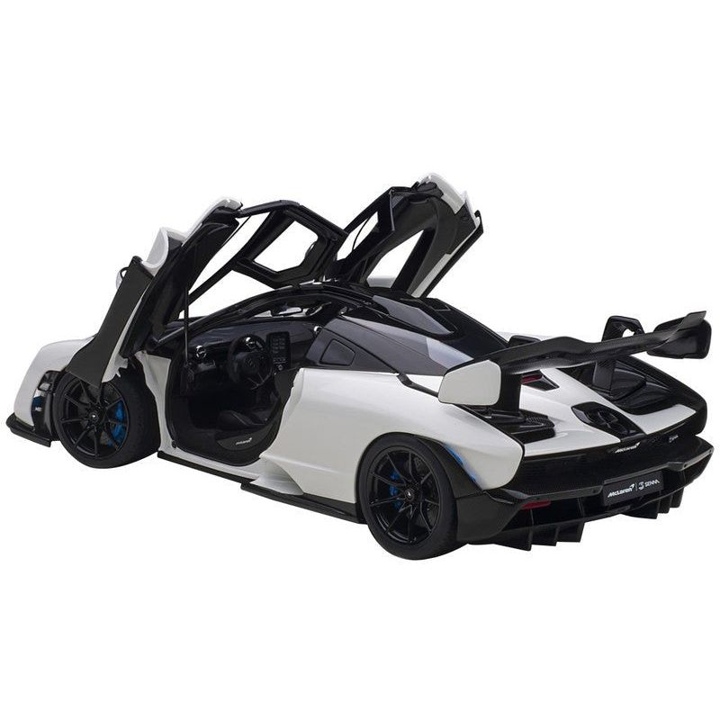 Mclaren Senna Vision Pure White and Black 1/18 Model Car by Autoart - Autoart - ModelCars.com