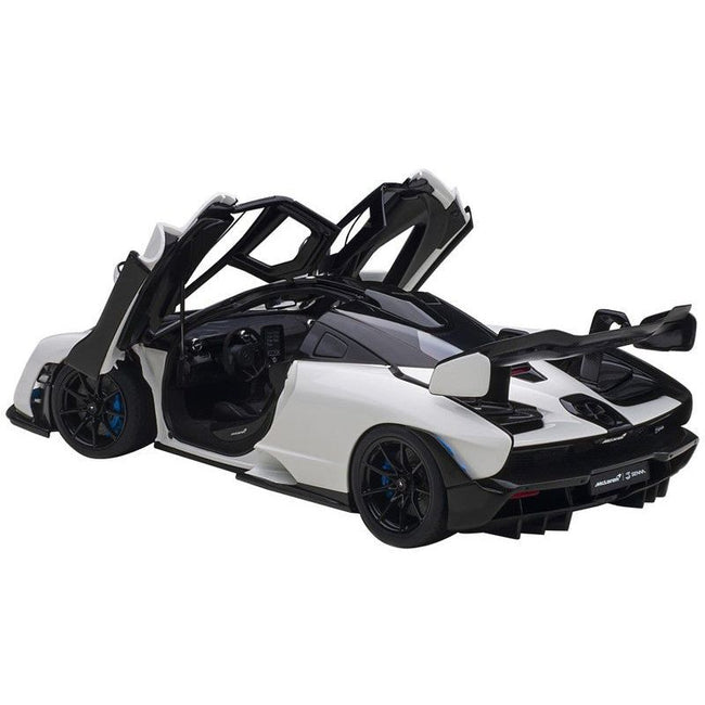 Mclaren Senna Vision Pure White and Black 1/18 Model Car by Autoart - Autoart - ModelCars.com