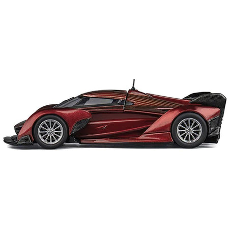 McLaren Solus GT Wine Red Metallic with Gold Stripes 1/64 Diecast Model Car by CM Model-CM Models-ModelCars.com