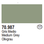 MED GREY MATTE 17ML - Vallejo - ModelCars.com