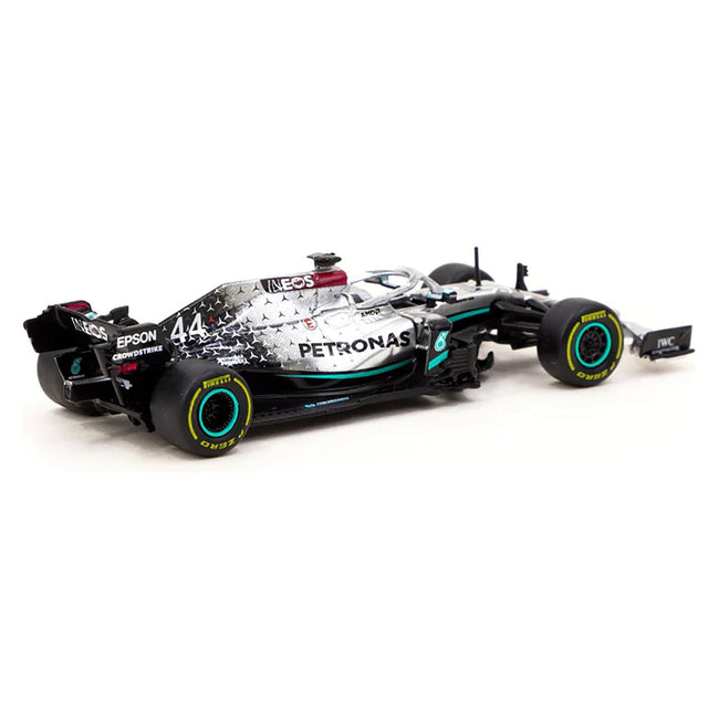 Mercedes - AMG F1 W11 EQ Performance 44 Lewis Hamilton "Barcelona Pre - Season Testing" (2020) "Global64" Series 1/64 Diecast Model Car by Tarmac Works - Tarmac Works - ModelCars.com
