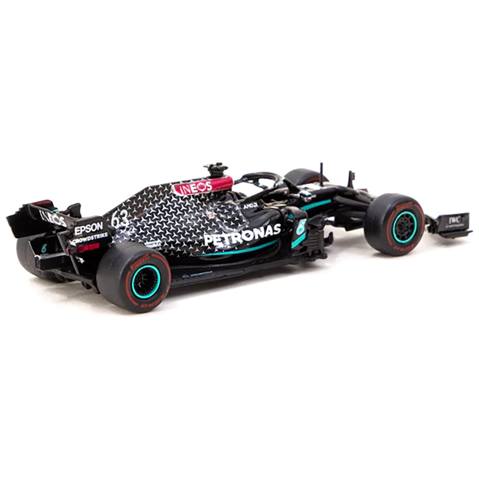 Mercedes - AMG F1 W11 EQ Performance 63 George Russell Formula One F1 "Sakhir GP" (2020) "Global64" Series 1/64 Diecast Model Car by Tarmac Works - Tarmac Works - ModelCars.com