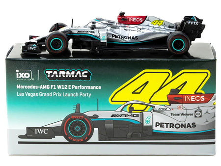 Mercedes-AMG F1 W12 E Performance Formula One F1 "Las Vegas Grand Prix Launch Party" "Global64" Series 1/64 Diecast Model Car by Tarmac Works-Tarmac Works-ModelCars.com